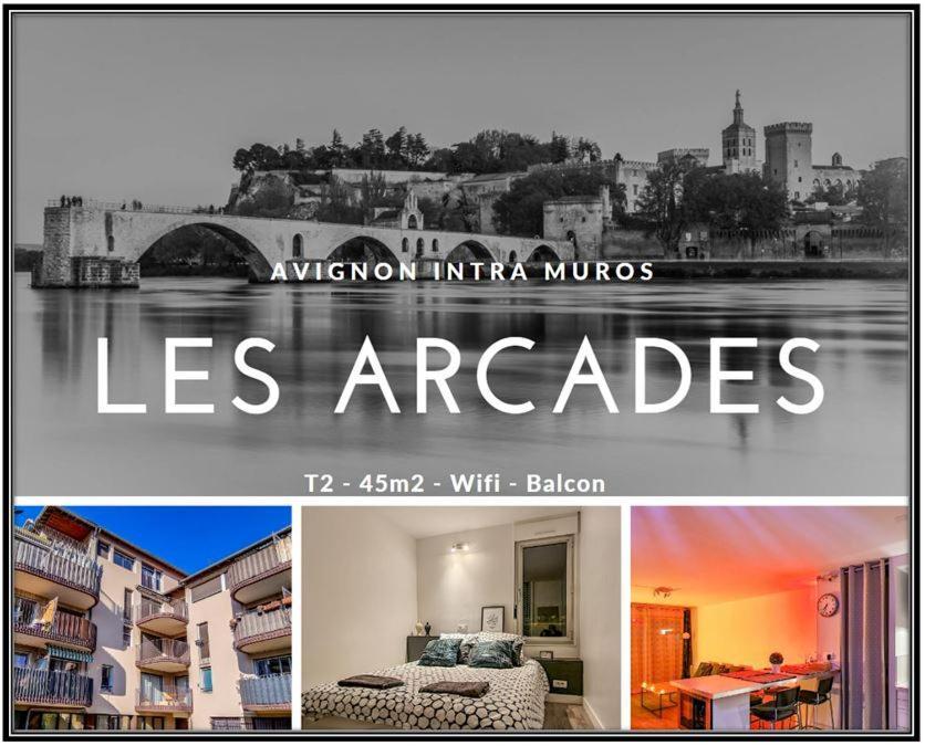 Les Arcades - Wifi - Intra Muros Of Avignon - Balcony - 45M2 Exteriér fotografie
